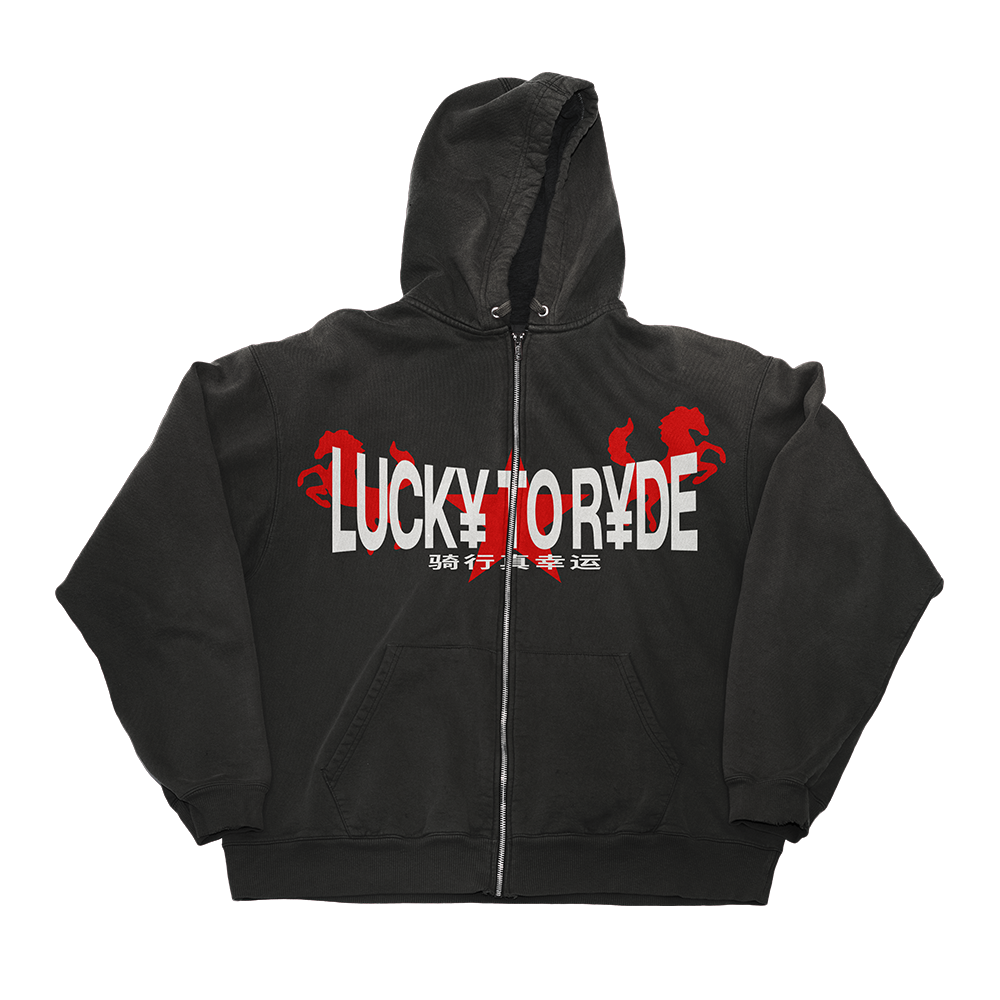LUCKY TO RIDE - ZIP