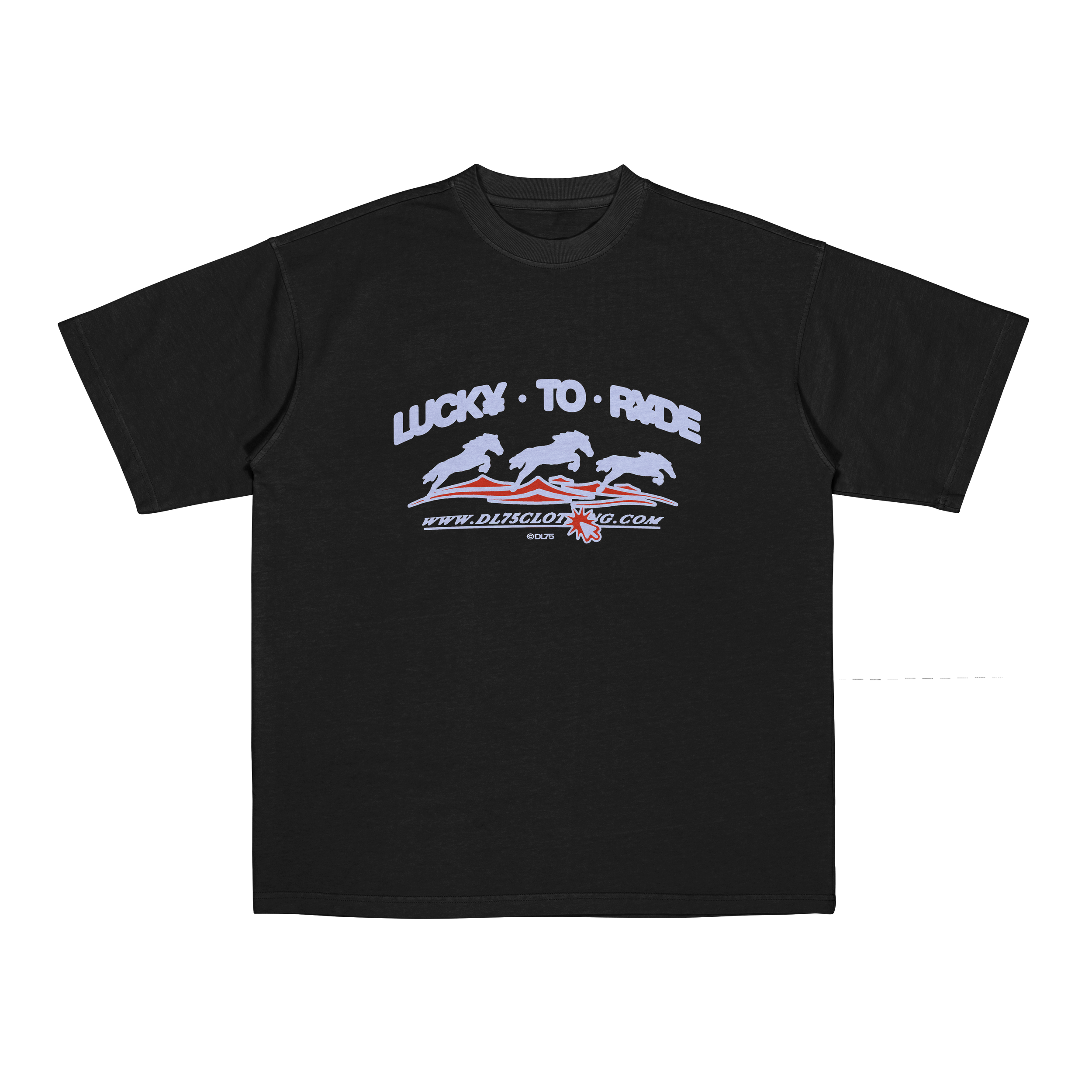 LUCKY TO RIDE - TEE