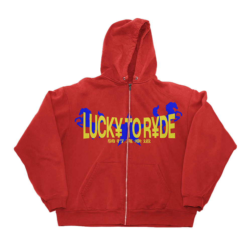 LUCKY TO RIDE - ZIP