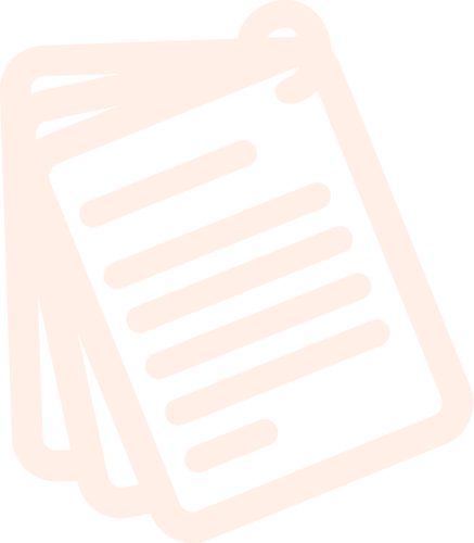 Stack of papers or documents with text lines