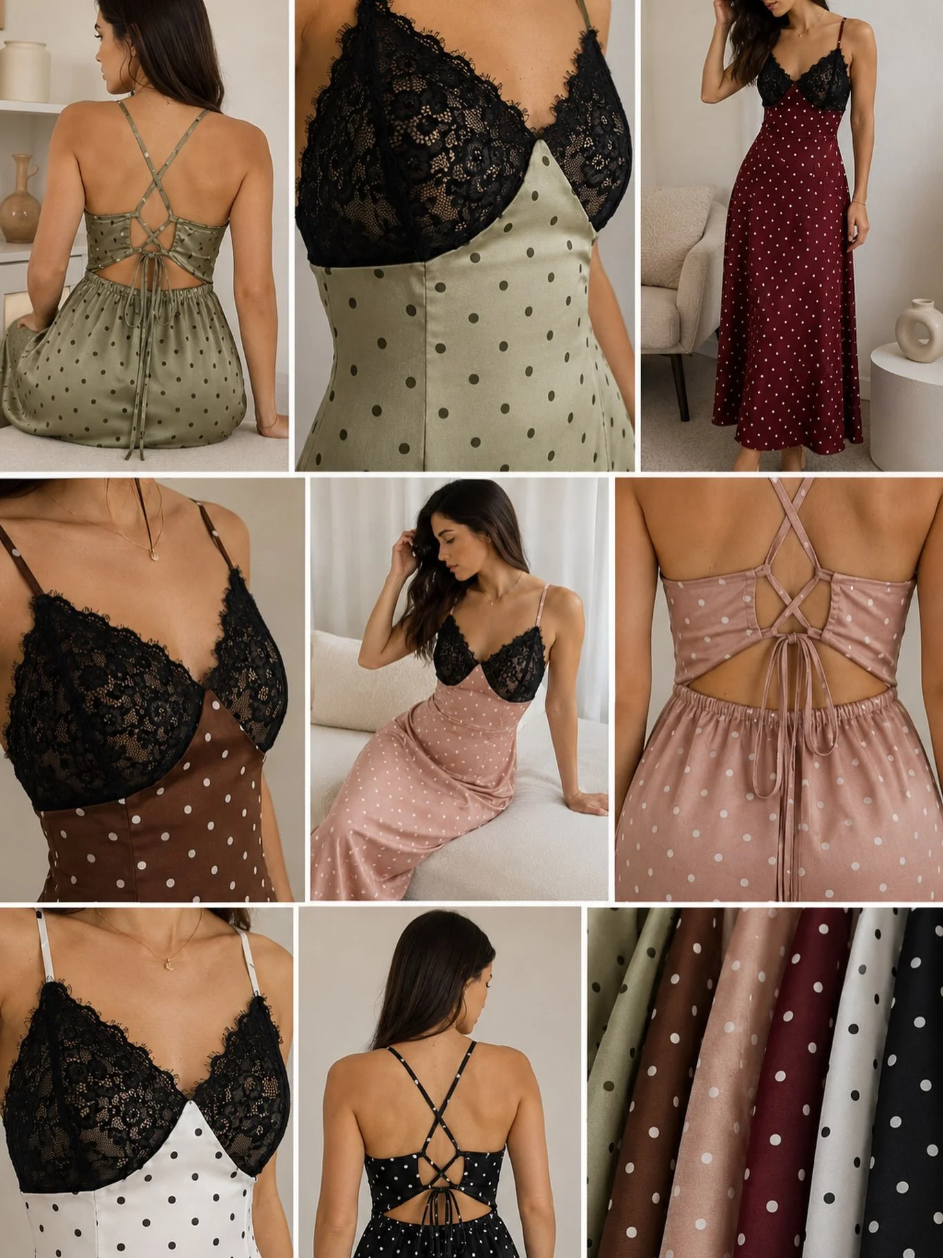 Seis colores, un solo must-have ❤️&zwj;🔥
Lleva la gama completa del Vestido Melina en sat&iacute;n &Aacute;ngela ✨