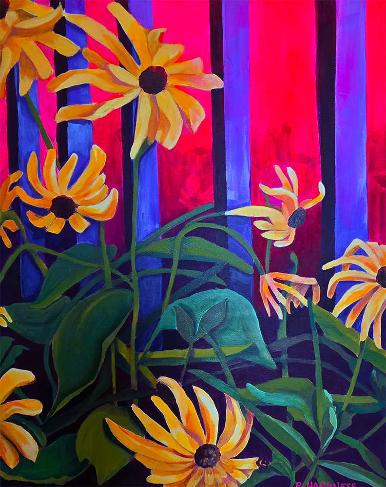 Pink Sky Daisies