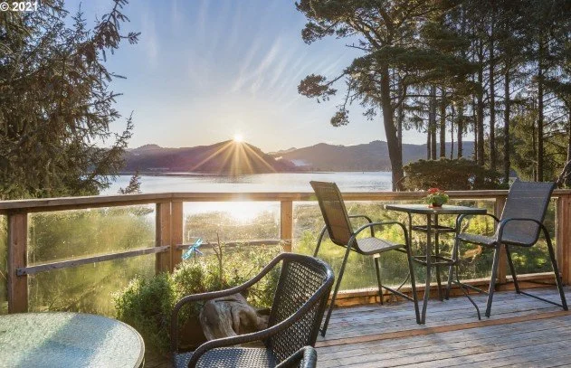 Ocean view from 27 Dune Point Ln in Gleneden Beach, Oregon