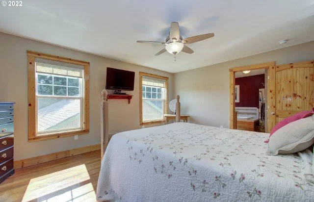 Primary bedroom at 75432 Olson Rd in Clatskanie, Oregon