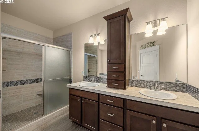 Primary bathroom at 1007 Goff Rd in Forest Grove, Oregon