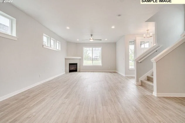 Living room at 6209 SE Polyantha St in Hillsboro, Oregon