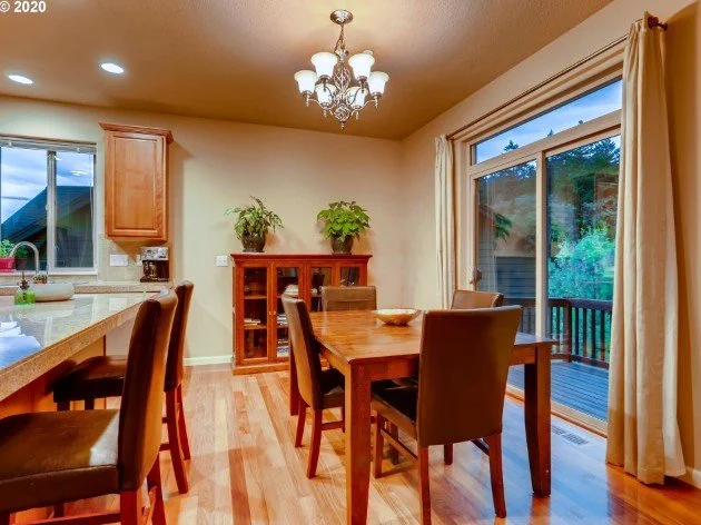 Dining area at 13758 SW 158th Ter in Tigard, Oregon
