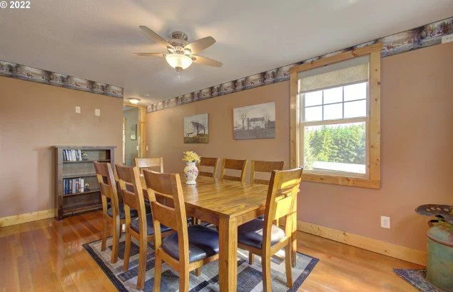 Dining Area at 75432 Olson Rd in Clatskanie, Oregon