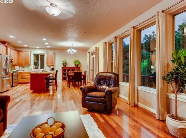 Living room at 13758 SW 158th Ter in Tigard, Oregon