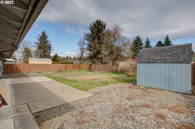 Backyard at 220 SE 197th Ave in Portland, Oregon