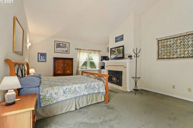Primary bedroom at 920 SW Maplecrest Ct in Portland, Oregon