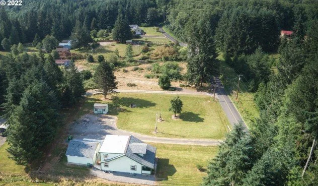 Acreage and outdoor space at 75432 Olson Rd in Clatskanie, Oregon