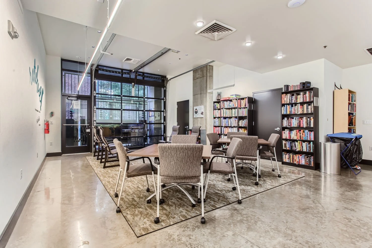 Library/common room of 333 NW 9th Ave Unit 1203 in Portland, Oregon