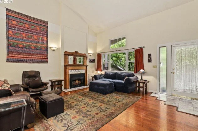 Living room at 920 SW Maplecrest Ct in Portland, Oregon