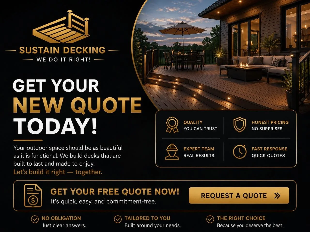 Decking Free Quote Ottawa