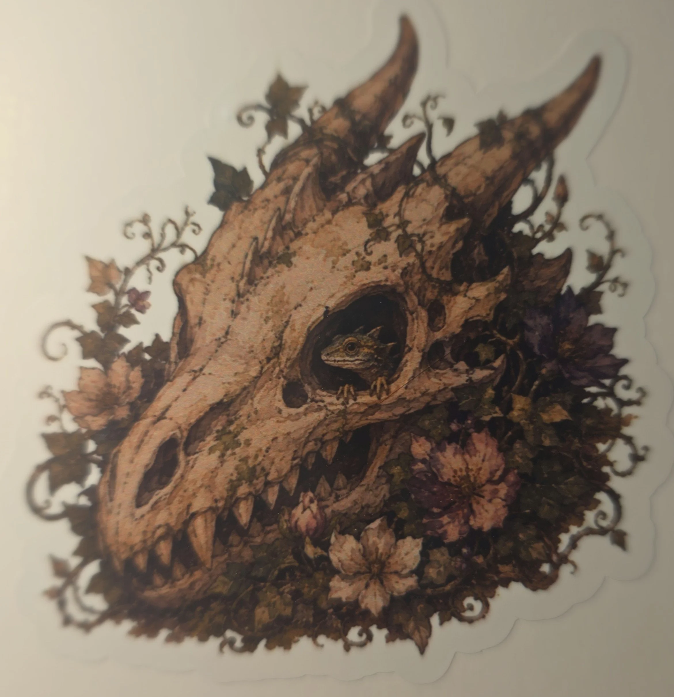 Dragon Skull sticker