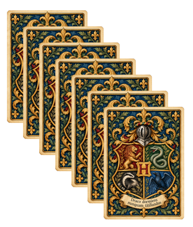 Hogwarts Crest Playing Cards