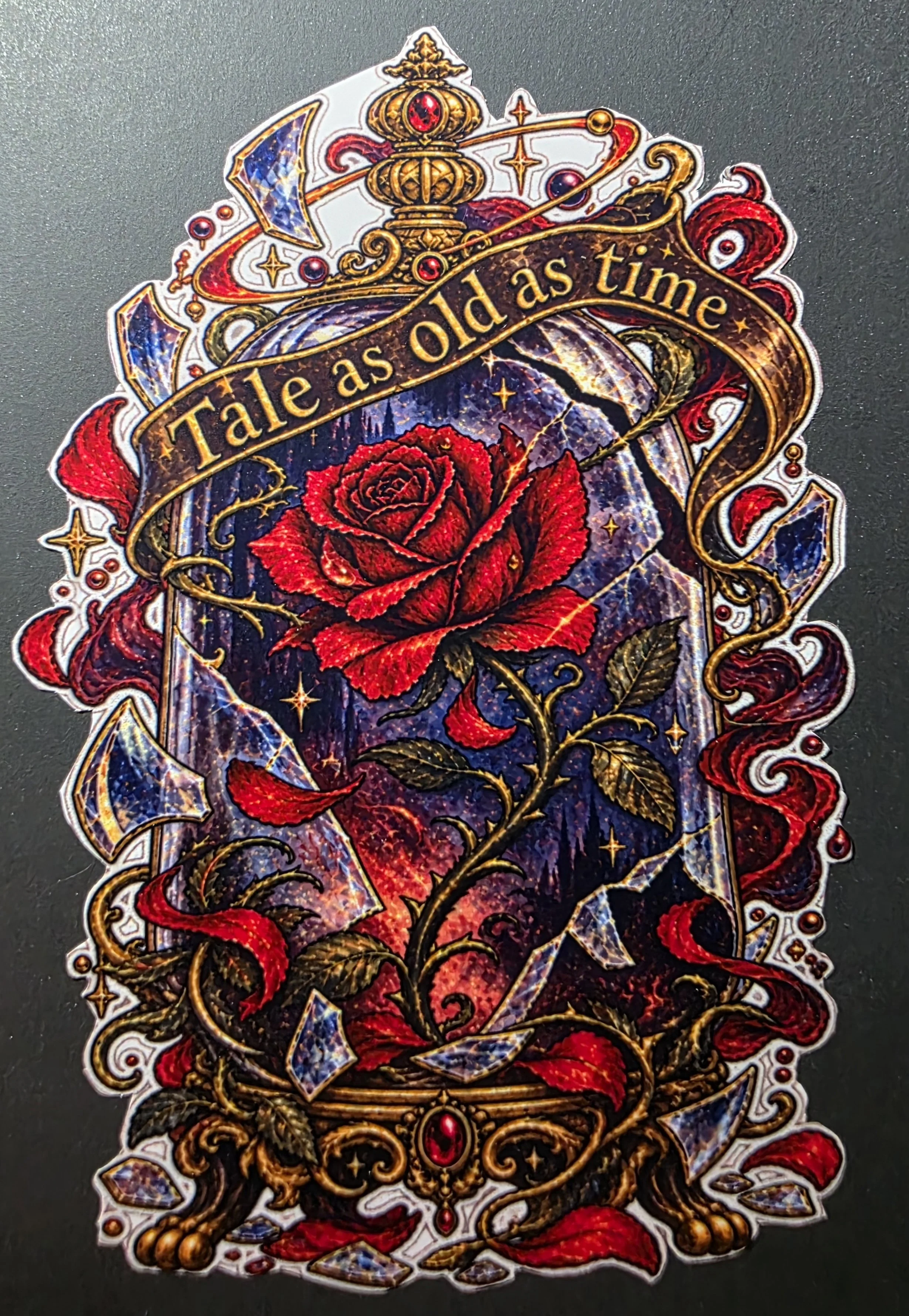 A Tale as Old as Time — Dark Romance Fantasy Sticker