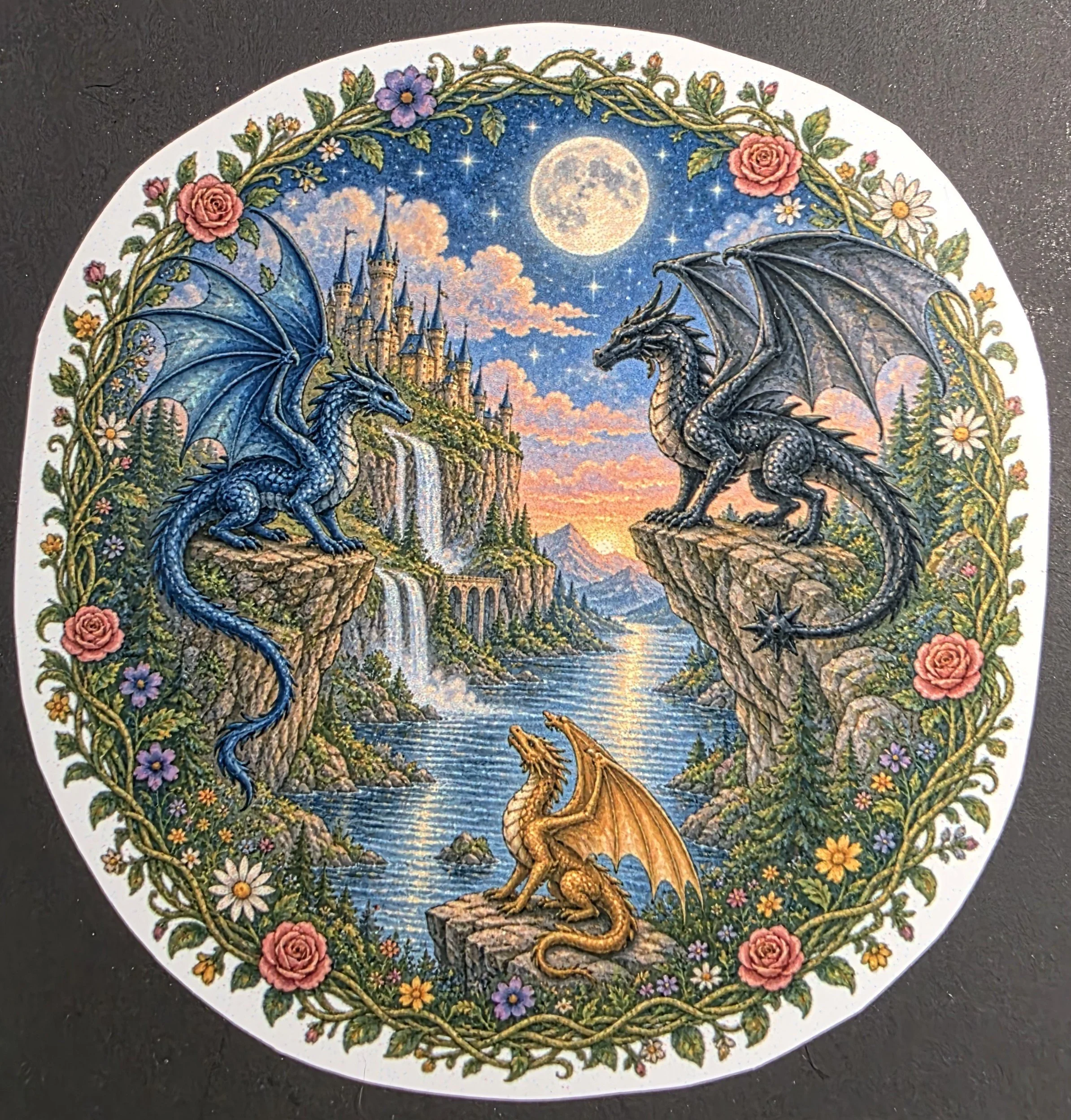 Enter the Vale — Fourth Wing inspired Sticker