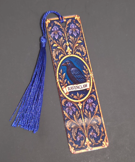 Ravenclaw-Inspired Aluminum Bookmark