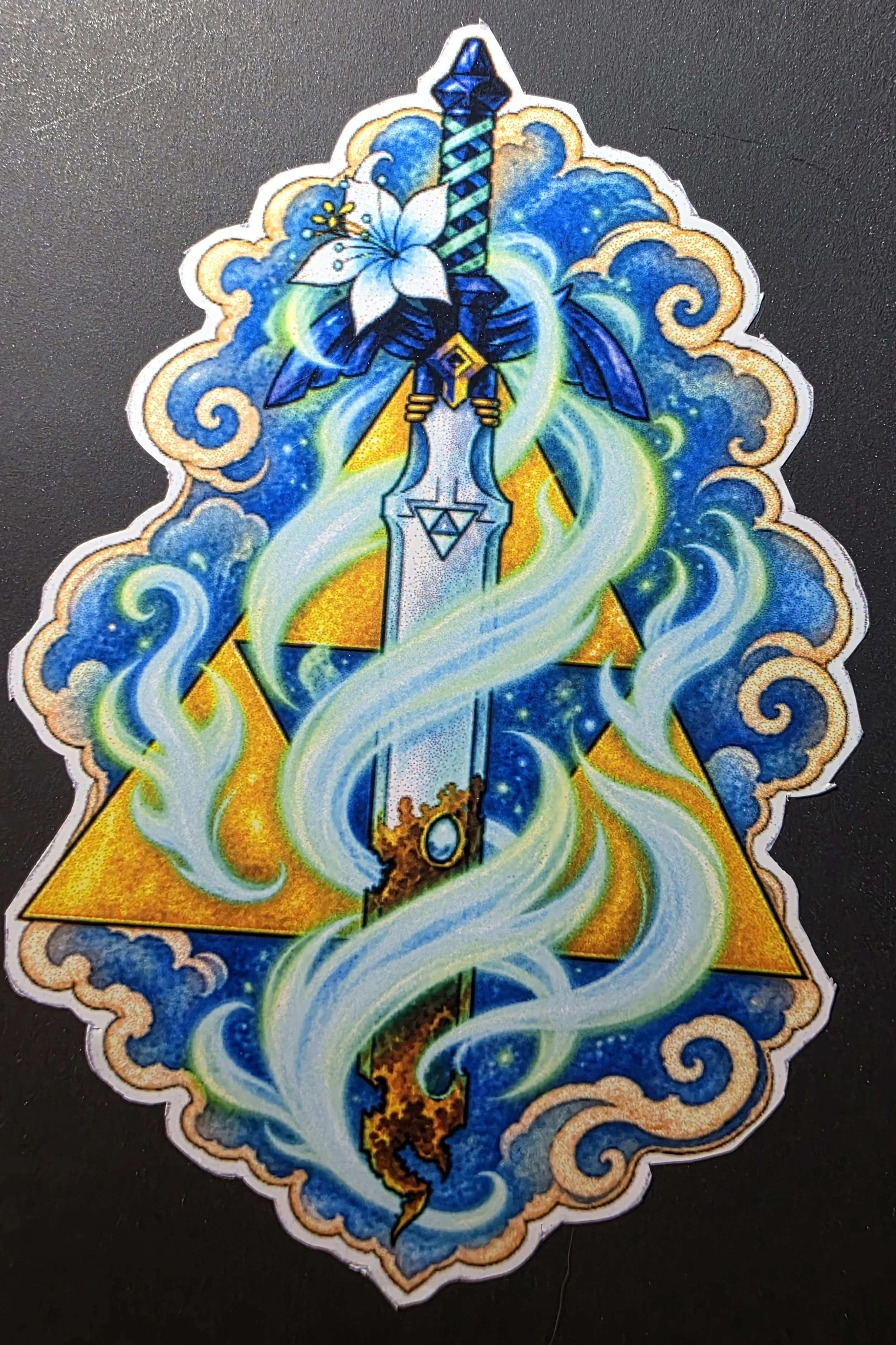 Legend of Zelda TOTK, Decayed Master sword Sticker