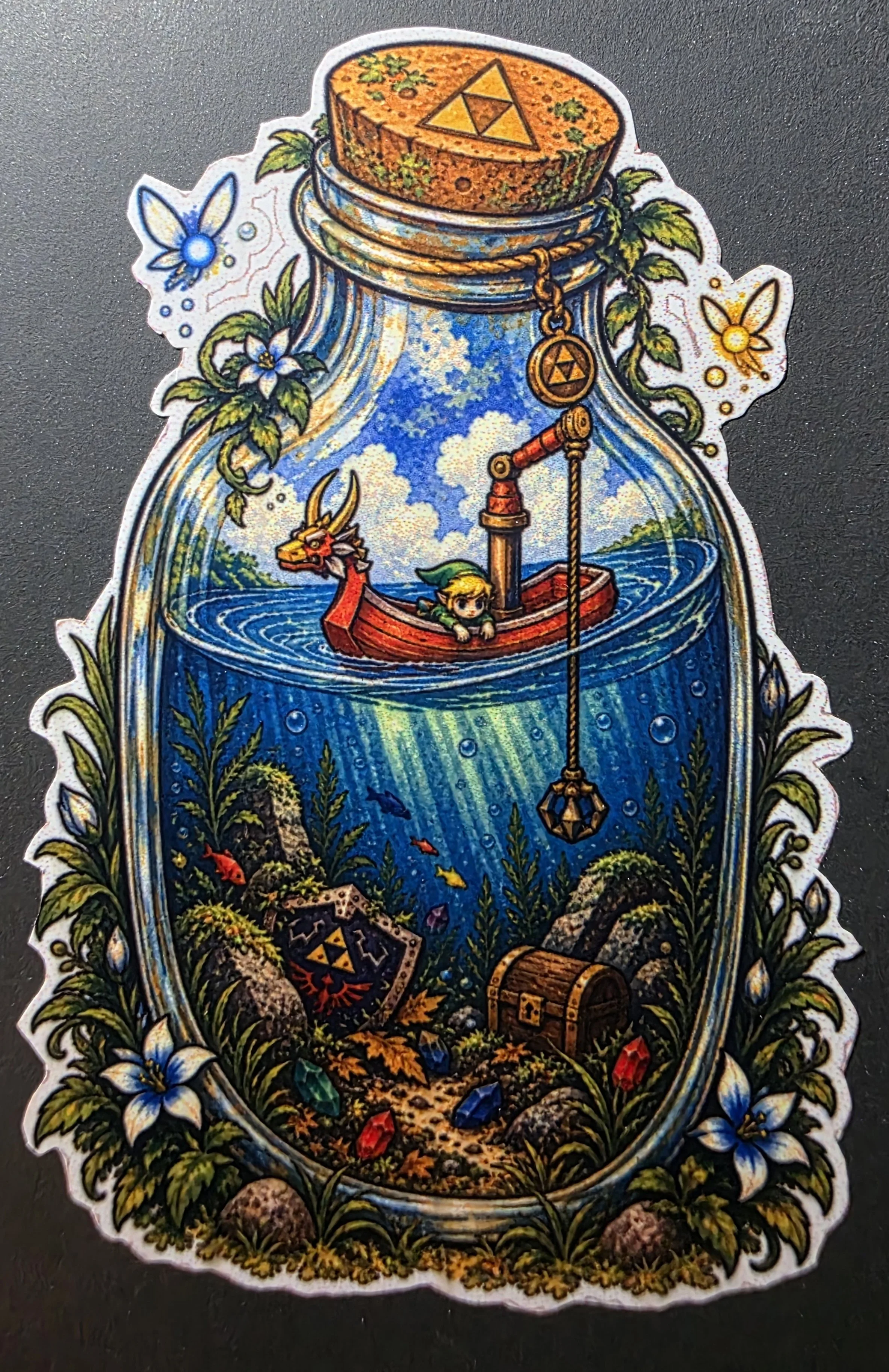 Legend Of Zelda Wind waker inspired sticker