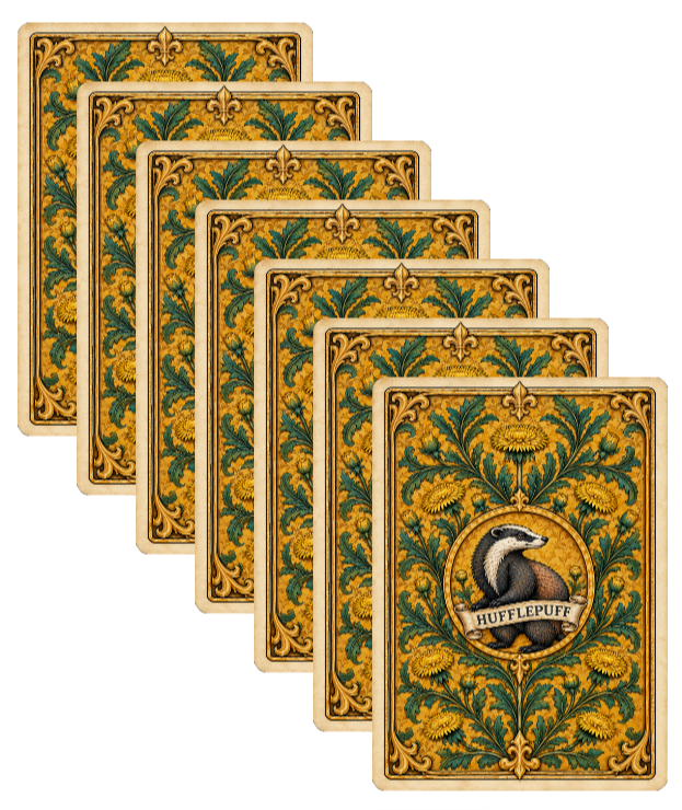 Hufflepuff Playing Cards