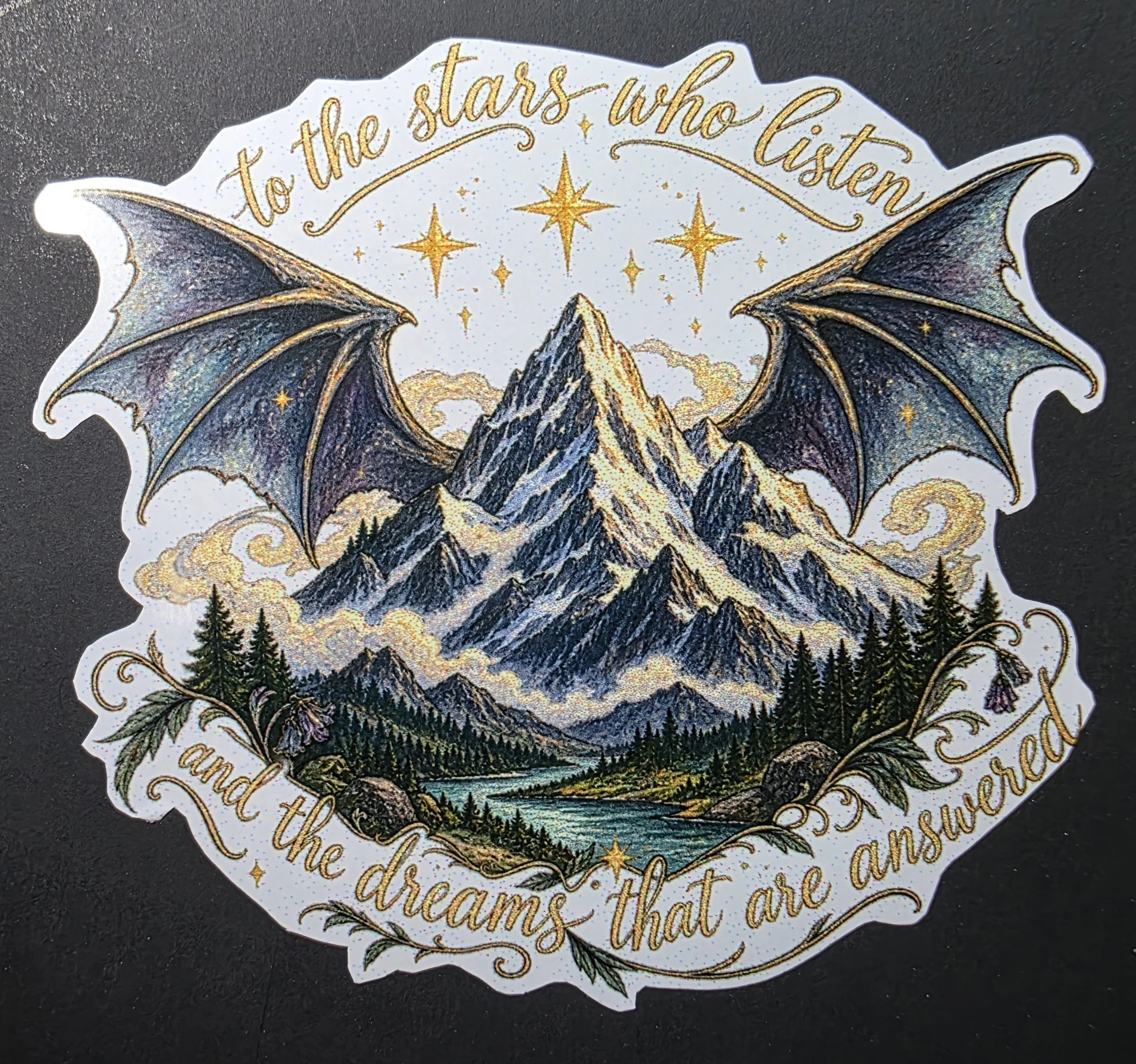 "To the stars who listen"...- Sticker