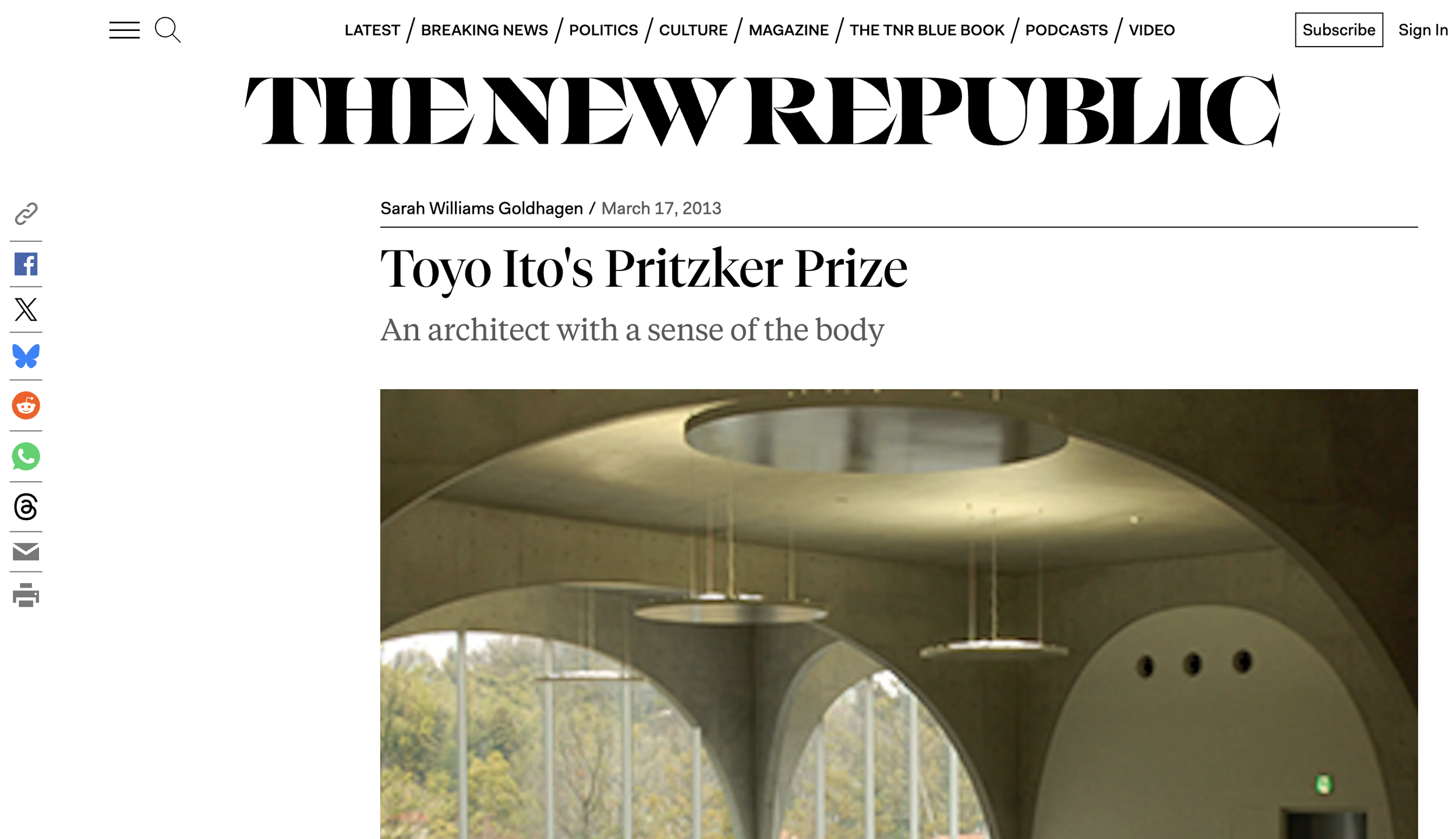 Shigeru Ban: Winner of the 2014 Pritzker Architecture Prize