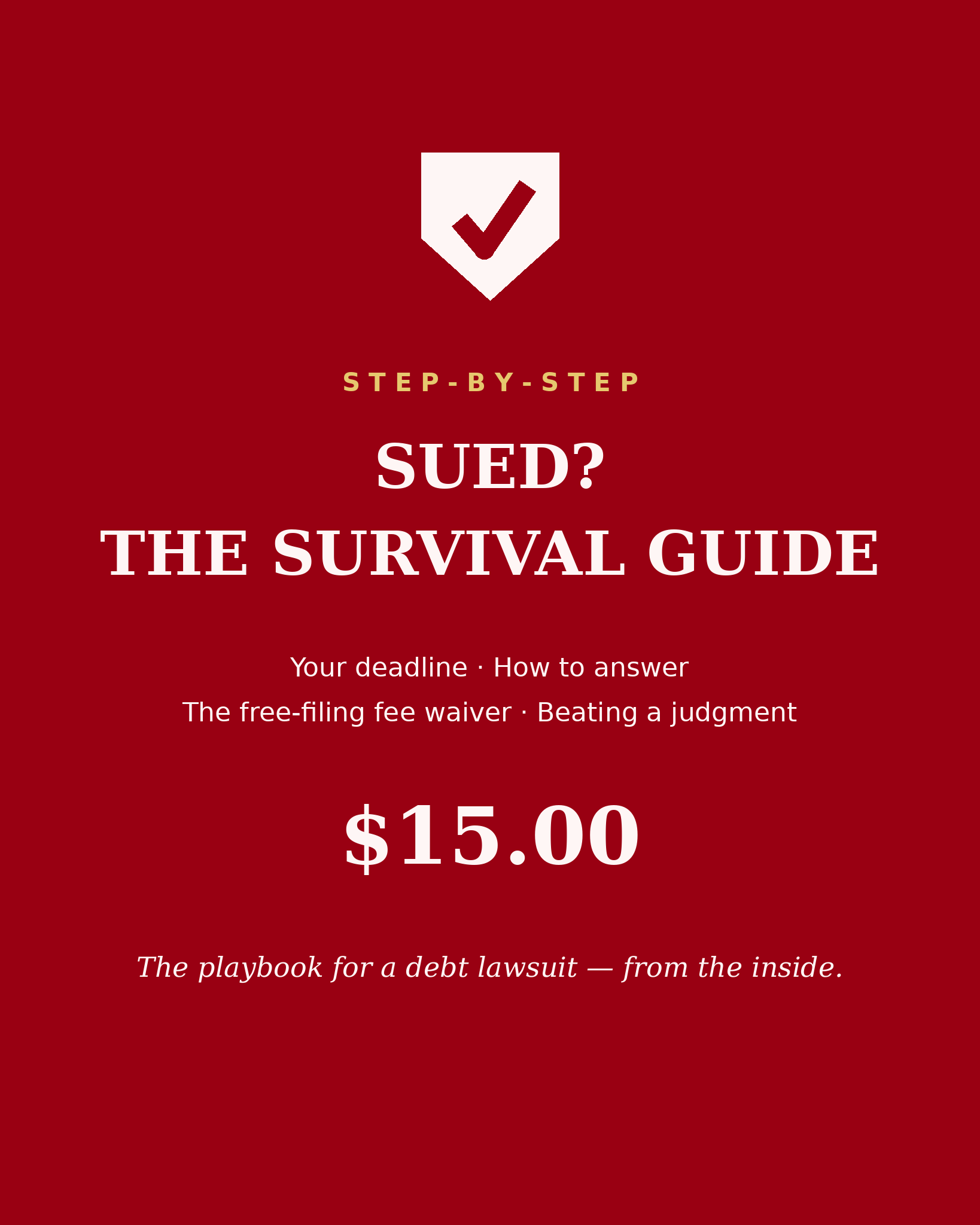 Sued? The Survival Guide