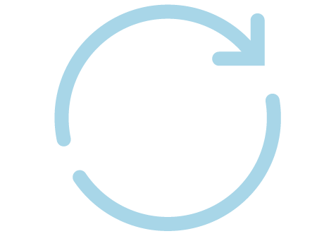 Light blue circular arrow icon indicating refresh or reload.