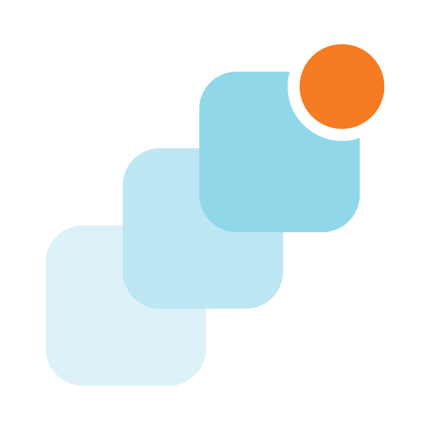 Illustration of the Python programming language logo, featuring blue intertwined snakes and an orange snake head.