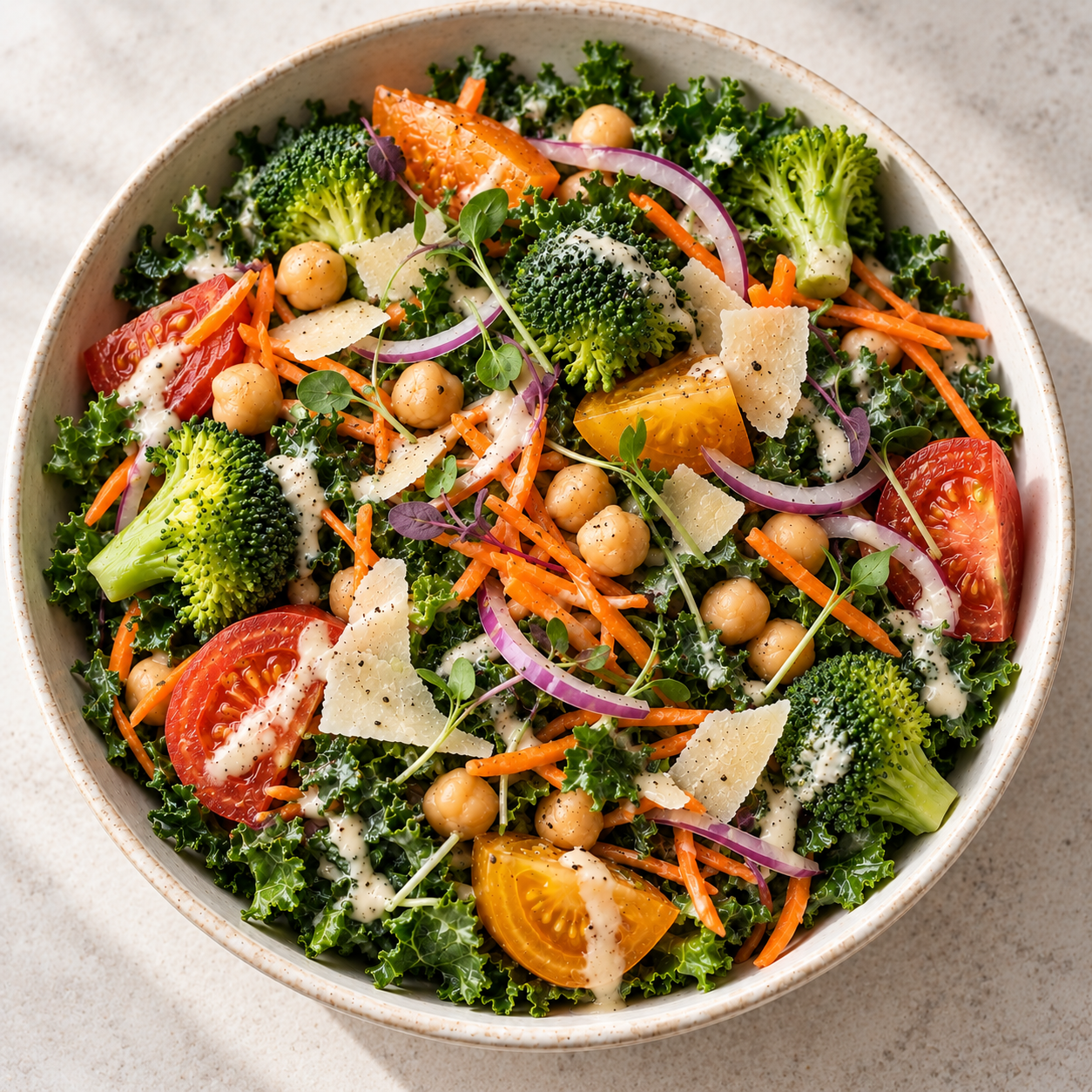 Creaser Broccoli Kale Salad