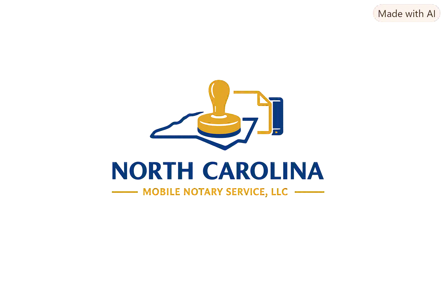 North Carolina Mobile Notary Service, LLC logo serving Rocky Mount, NC and surrounding areas.