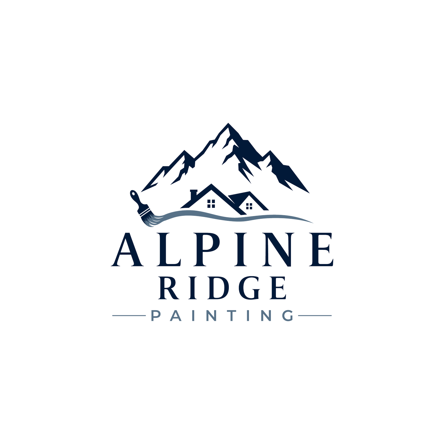 Alpine Ridge Painting