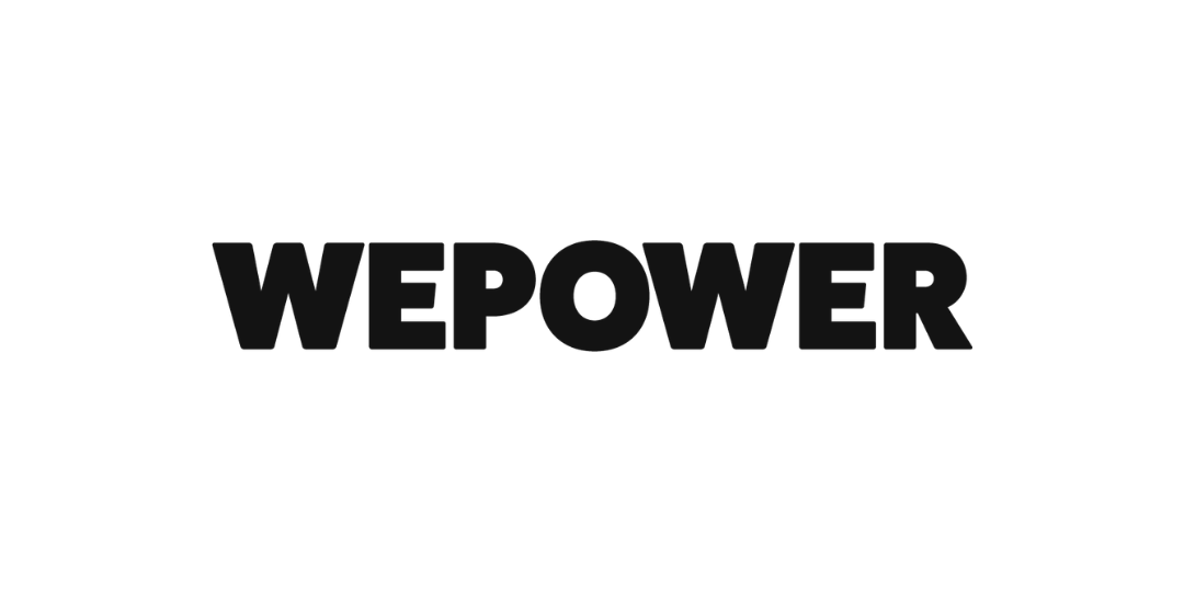 Bold black text on a white background reads 'WEPOWER'.