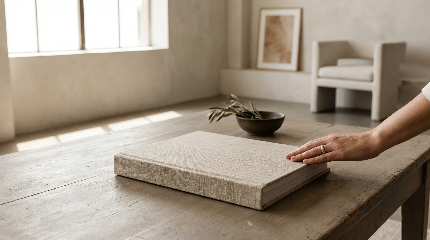 Linen Photo Book