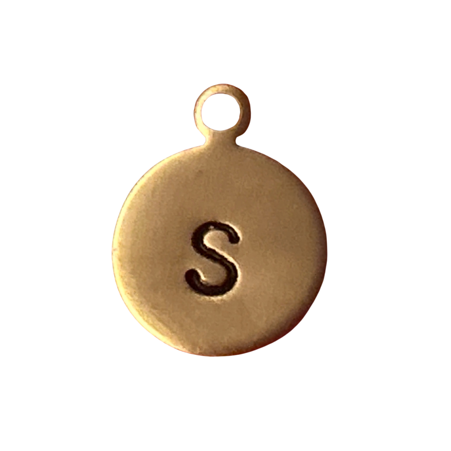 Hand Stamped Charm - Initial