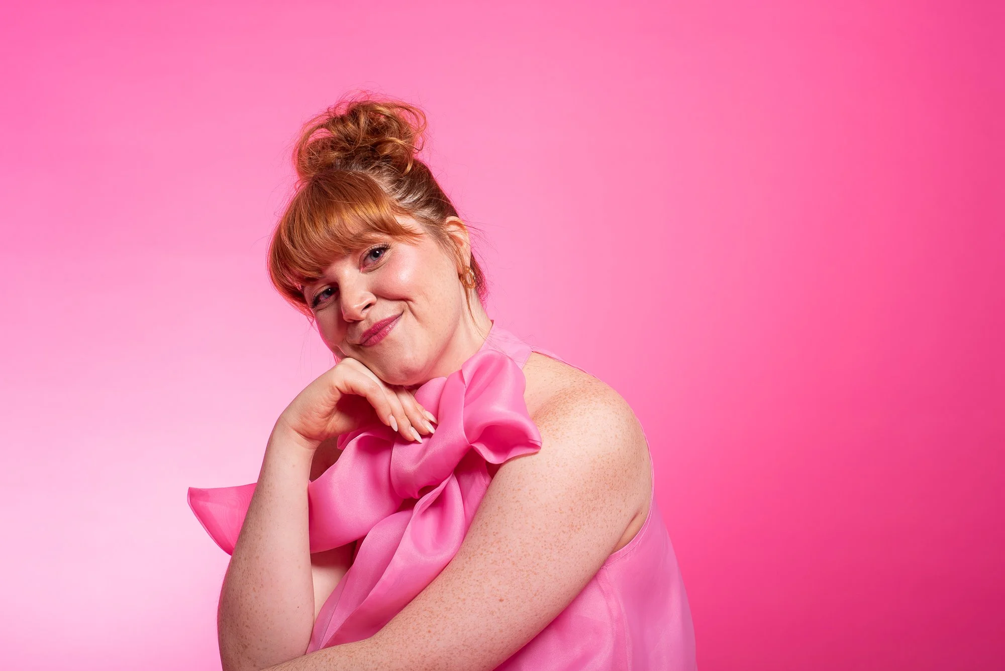 Portrait of Anastasia Pioro, actress and podcast host