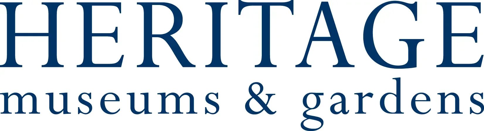 dark blue Heritage Museums & Gardens logo