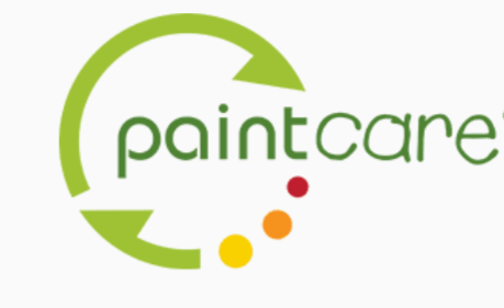 Green PaintCare Logo with one red, one orange, and one yellow circle.