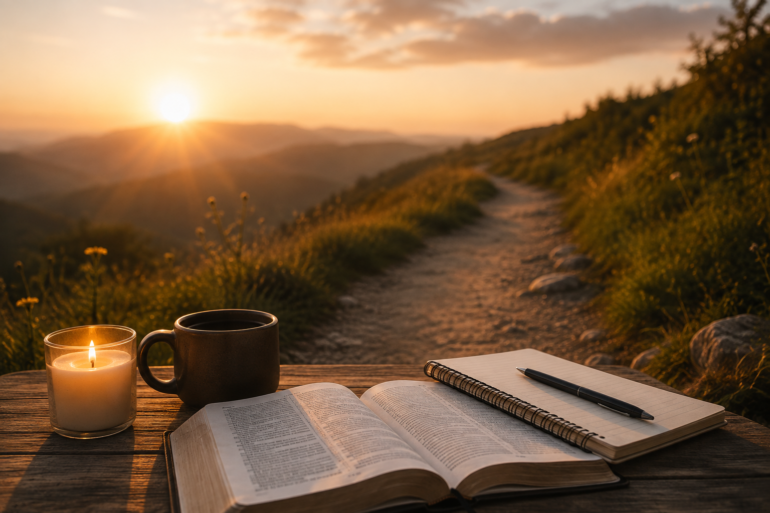 A relationship with God isn't built overnight. It's built one prayer, one step of faith, and one day at a time.