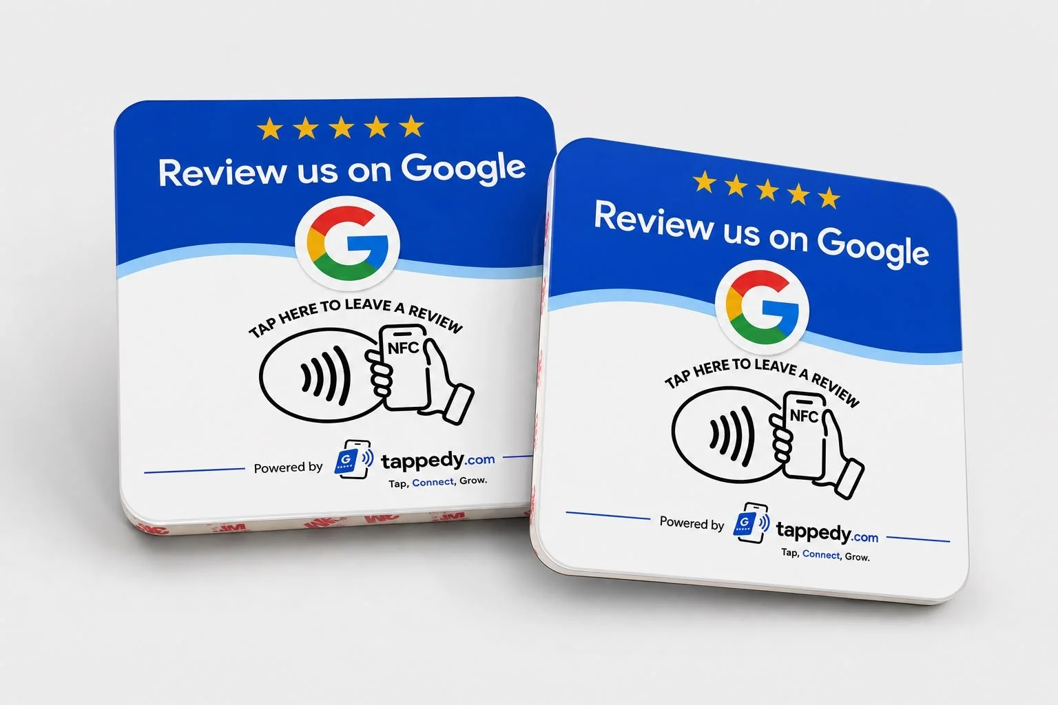 x2 3M NFC Google review card