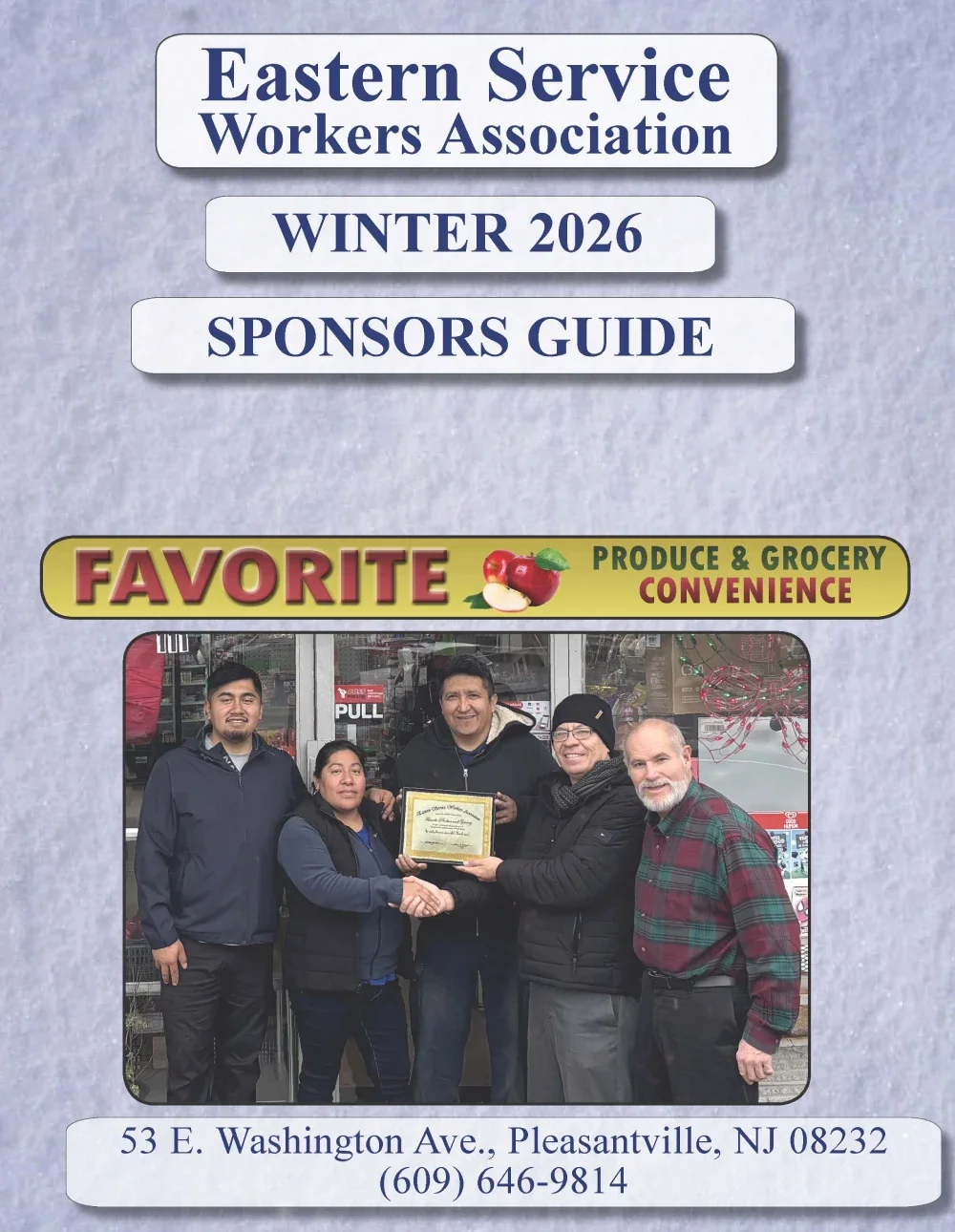 ESWA Sponsors Guide featuring Favorite Produce and Grocery