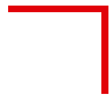 A red corner.