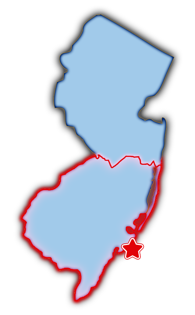 A map of New Jersey