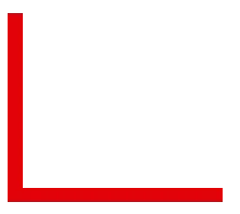 A red corner.