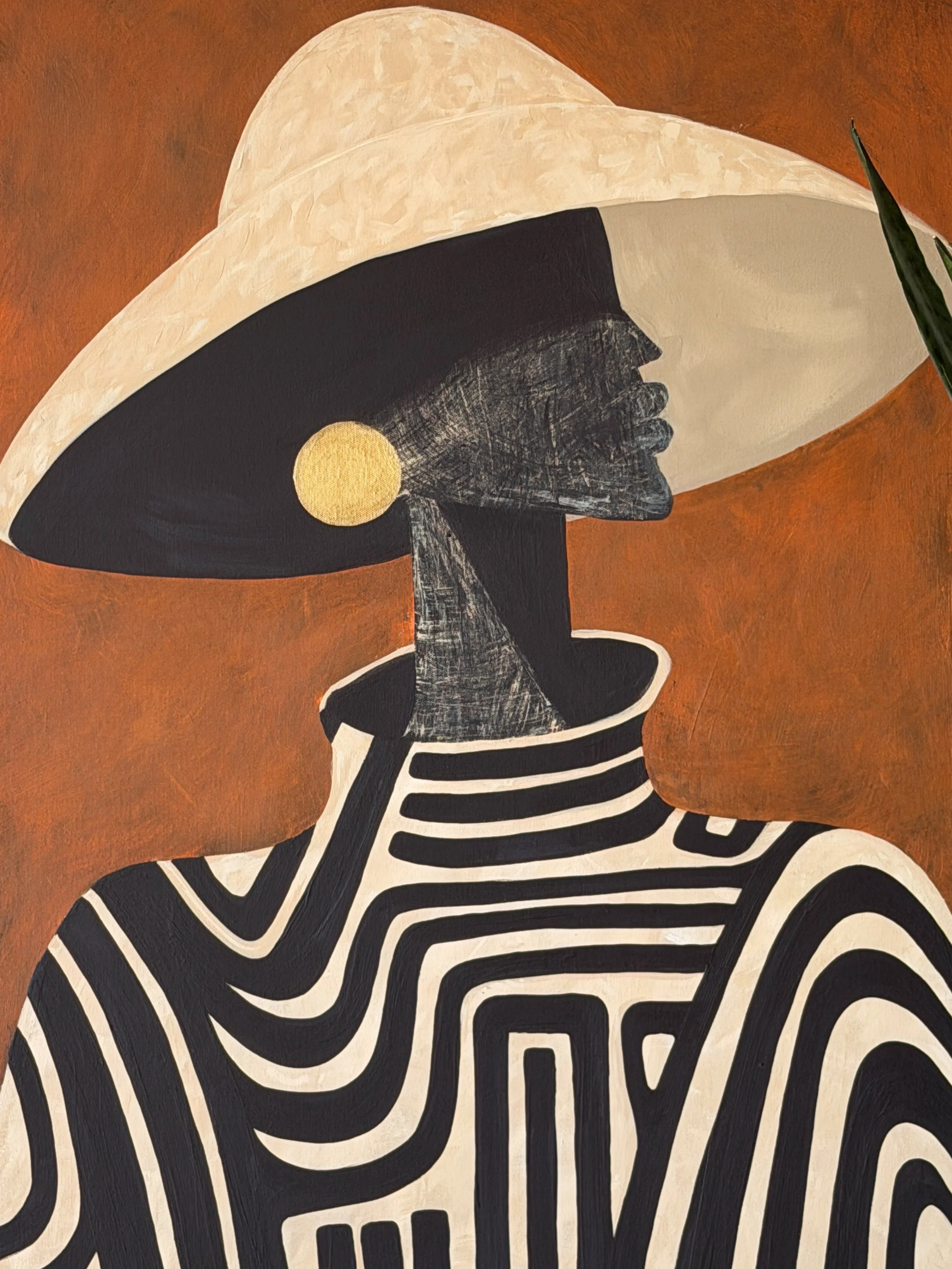 Poised (SOLD) -  24" x 36" Acrylic on Canvas