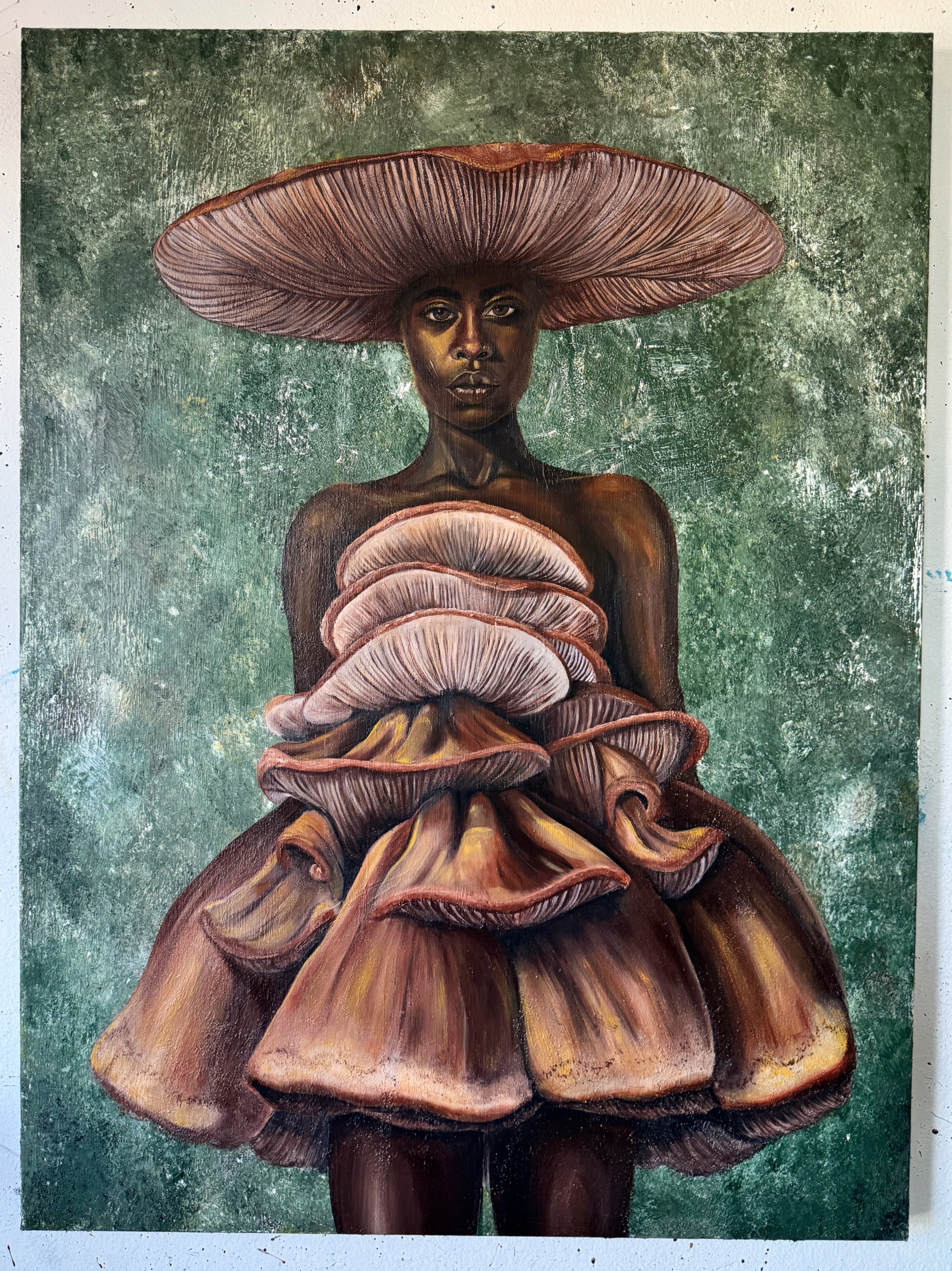 Chantrelle at the Met - 30" x 40" Acrylic on Canvas ($13,000)