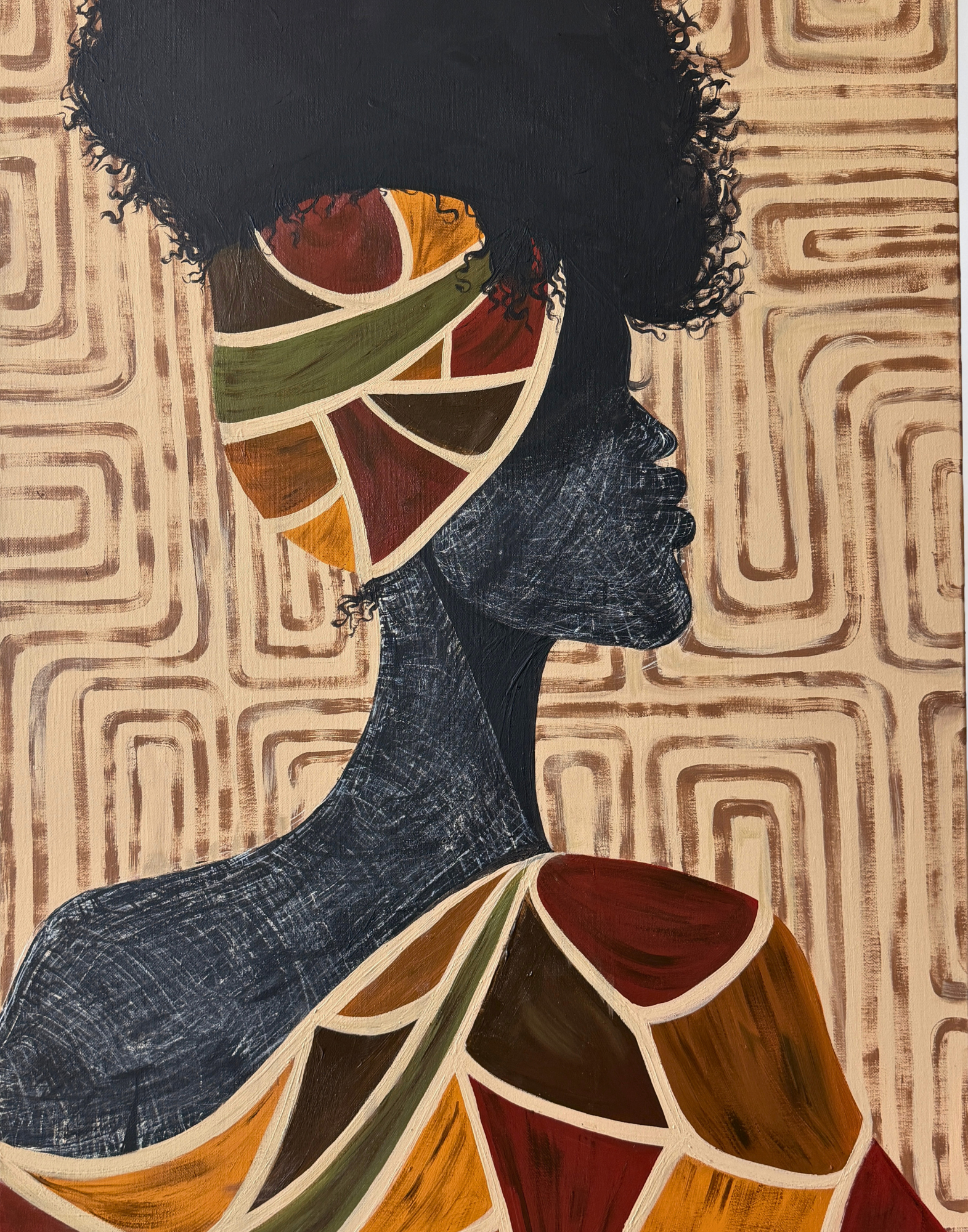 She's Natural  -  24" x 36" Acrylic on Canvas